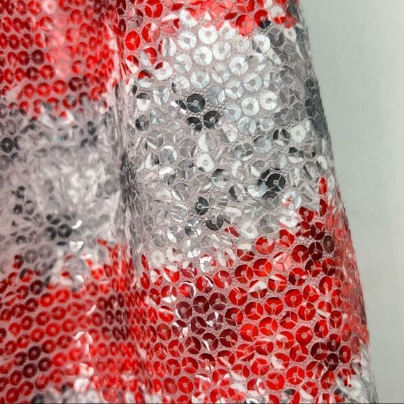 Justice Red white and blue Flag Sequins Skort NWT - Picture 9 of 13